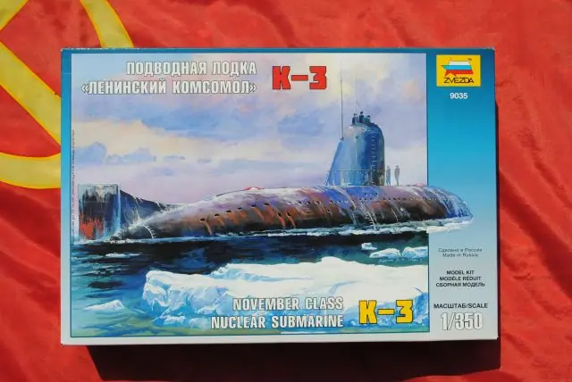 Zvezda 9035 NOVEMBER CLASS NUCLEAR SUBMARINE K-3 Express Levering